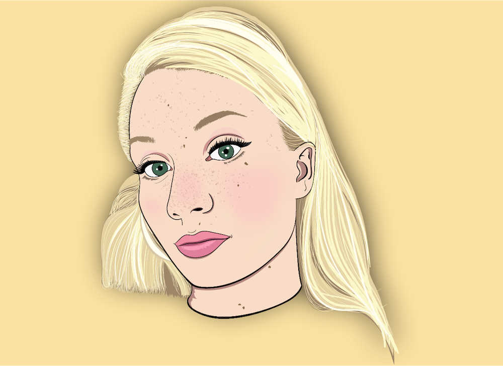 Digital Portrait of a female friend